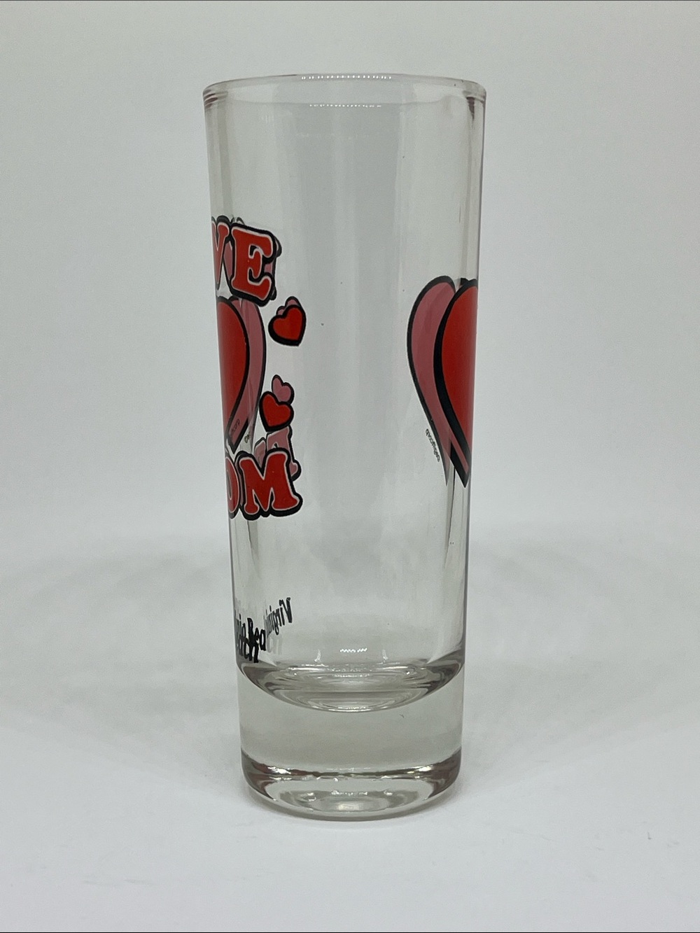 Virginia Beach 'Love From' Red Heart Glass Shot Glass - Picture 3 of 4